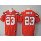 nike nfl jerseys cleveland browns #23 joe haden orange[Elite][new style]