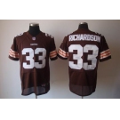 nike nfl jerseys cleveland browns #33 richardson brown[elite]