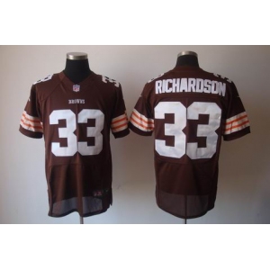 nike nfl jerseys cleveland browns #33 richardson brown[elite]