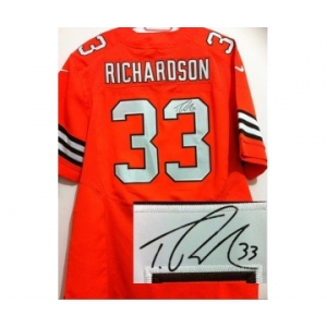 nike nfl jerseys cleveland browns #33 richardson orange[Elite signature]