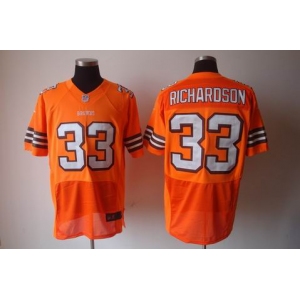 nike nfl jerseys cleveland browns #33 richardson orange[elite]