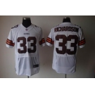 nike nfl jerseys cleveland browns #33 richardson white[elite]