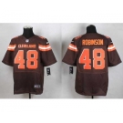 nike nfl jerseys cleveland browns #48 robinson brown[Elite][new style]