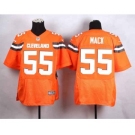 nike nfl jerseys cleveland browns #55 mack orange[Elite][new style]