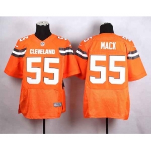 nike nfl jerseys cleveland browns #55 mack orange[Elite][new style]