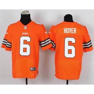 nike nfl jerseys cleveland browns #6 hoyer orange[Elite]