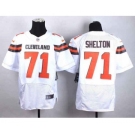 nike nfl jerseys cleveland browns #71 shelton white[Elite][new style]