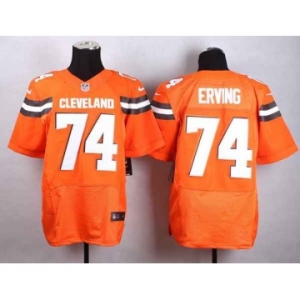 nike nfl jerseys cleveland browns #74 erving orange[Elite][new style]
