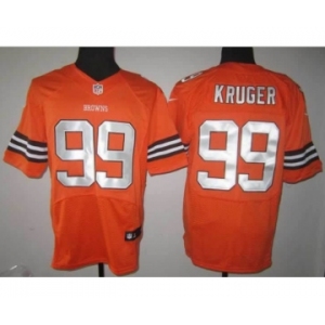 nike nfl jerseys cleveland browns #99 kruger orange[Elite][kruger]