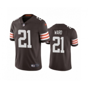 Cleveland Browns #21 Denzel Ward Brown 2020 Vapor Limited Jersey