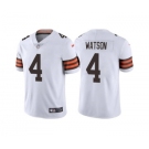 Cleveland Browns #4 Deshaun Watson White Vapor Untouchable Limited Stitched Jersey