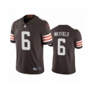 Cleveland Browns #6 Baker Mayfield Brown 2020 Vapor Limited Jersey