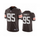 Cleveland Browns #95 Myles Garrett Brown 2020 Vapor Limited Jersey