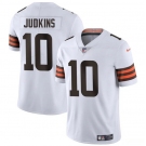 Men's Cleveland Browns #10 Quinshon Judkins White 2025 Vapor Limited Football Stitched Jersey