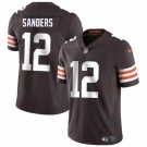 Men's Cleveland Browns #12 Shedeur Sanders Brown 2025 Vapor Limited Football Stitched Jersey