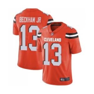 Men's Cleveland Browns #13 Odell Beckham Jr. Orange Alternate Vapor Untouchable Limited Player Football Jersey