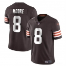 Men's Cleveland Browns #8 Elijah Moore Brown Vapor Limited Football Stitched Jersey