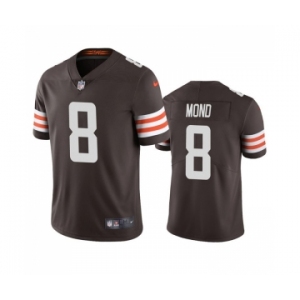 Men's Cleveland Browns #8 Kellen Mond Brown Vapor Untouchable Limited Stitched Jersey