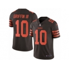Men's Nike Cleveland Browns #10 Robert Griffin III Limited Brown Rush NFL Jersey