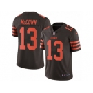 Men's Nike Cleveland Browns #13 Josh McCown Limited Brown Rush NFL Jersey