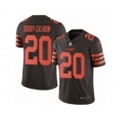 Men's Nike Cleveland Browns #20 Briean Boddy-Calhoun Limited Brown Rush NFL Jersey