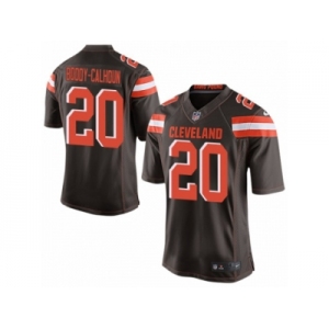 Men's Nike Cleveland Browns #20 Briean Boddy-Calhoun Limited Brown Team Color NFL Jersey