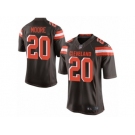 Men's Nike Cleveland Browns #20 Rahim Moore Limited Brown Team Color NFL Jersey