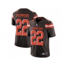 Men's Nike Cleveland Browns #22 Jabrill Peppers Brown Team Color Vapor Untouchable Limited Player NFL Jersey