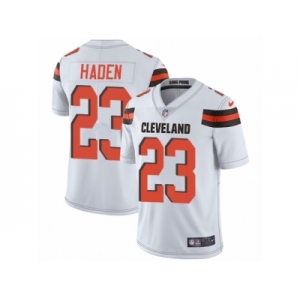 Men's Nike Cleveland Browns #23 Joe Haden Vapor Untouchable Limited White NFL Jersey