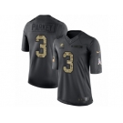 Men's Nike Cleveland Browns #3 Cody Parkey Limited Black 2016 Salute to Service NFL Jersey