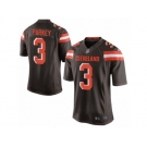 Men's Nike Cleveland Browns #3 Cody Parkey Limited Brown Team Color NFL Jersey