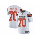 Men's Nike Cleveland Browns #70 Kevin Zeitler Vapor Untouchable Limited White NFL Jersey