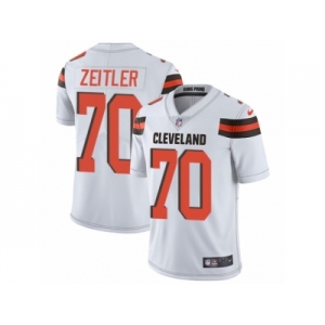 Men's Nike Cleveland Browns #70 Kevin Zeitler Vapor Untouchable Limited White NFL Jersey