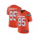 Men's Nike Cleveland Browns #95 Myles Garrett Vapor Untouchable Limited Orange Alternate NFL Jersey
