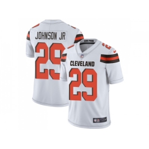 Nike Cleveland Browns #29 Duke Johnson Jr White Men Stitched NFL Vapor Untouchable Limited Jersey