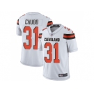Nike Cleveland Browns #31 Nick Chubb White Men Stitched NFL Vapor Untouchable Limited Jersey