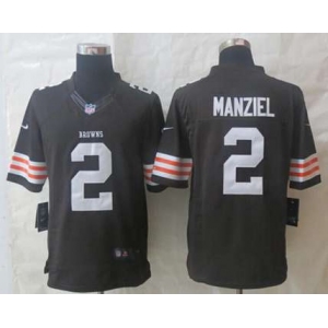 nike nfl jerseys cleveland browns #2 manziel brown[nike limited]