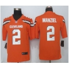 nike nfl jerseys cleveland browns #2 manziel orange[nike limited][new style]