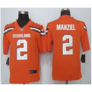 nike nfl jerseys cleveland browns #2 manziel orange[nike limited][new style]