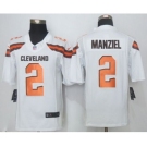 nike nfl jerseys cleveland browns #2 manziel white[nike limited][new style]