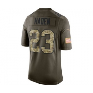 nike nfl jerseys cleveland browns #23 joe haden army green[nike Limited Salute To Service]