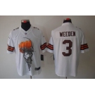 nike nfl jerseys cleveland browns #3 weeden white[helmet tri-blend limited]