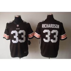 nike nfl jerseys cleveland browns #33 richardson brown[nike limited]