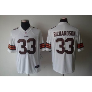 nike nfl jerseys cleveland browns #33 richardson white[nike limited]