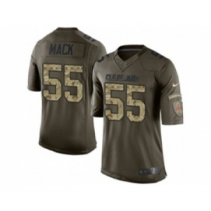 nike nfl jerseys cleveland browns #55 mack army green[nike Limited Salute To Service]