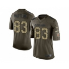 nike nfl jerseys cleveland browns #83 hartline army green[nike Limited Salute To Service]