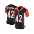 Women Nike Cincinnati Bengals #42 Clayton Fejedelem Black Team Color Vapor Untouchable Limited Player NFL Jersey