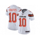 Women Nike Cleveland Browns #10 Sammie Coates White Vapor Untouchable Limited Player NFL Jersey