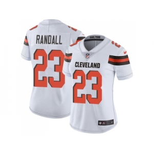 Women Nike Cleveland Browns #23 Damarious Randall White Stitched NFL Vapor Untouchable Limited Jersey