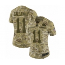 Women's Nike Cleveland Browns #11 Antonio Callaway Limited Camo 2018 Salute to Service NFL Jersey